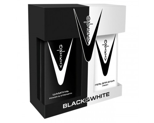 Подарочный набор Viking "Black&White" ( шампунь 300 мл + гель д/душа  300 мл) муж