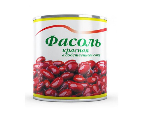 Фасоль красная в собственном соку КрЛ 400г./15 ЕВРО